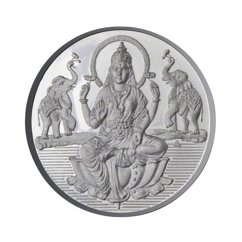 Goddess Laxmi Coin In Pure Silver 20 Gms