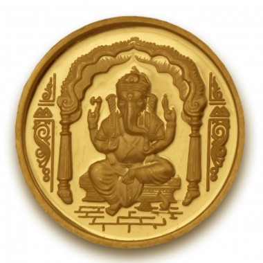 Ganesh Gold Coin