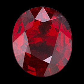 Natural Red Garnet Gemstone 3-4 Carats Oval