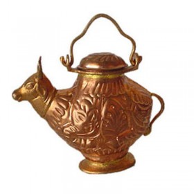 Nandi Abhishek Pot In Copper
