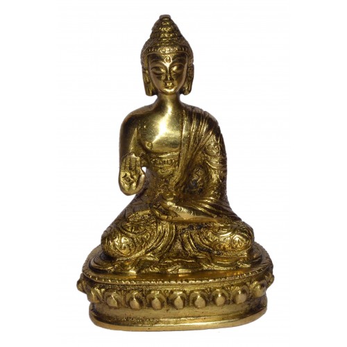 Bhuddha Idol In Brass 