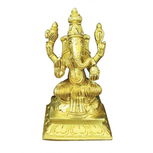 Ganesh Idol In Brass